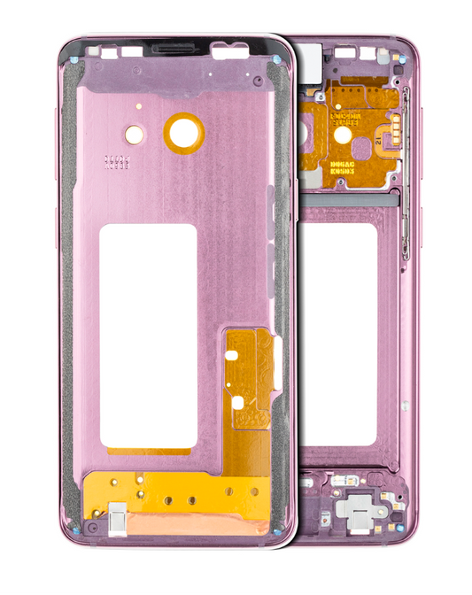 Mid-Frame Housing For Samsung Galaxy S9 (With SmallParts) (Lilac Purple Frame)