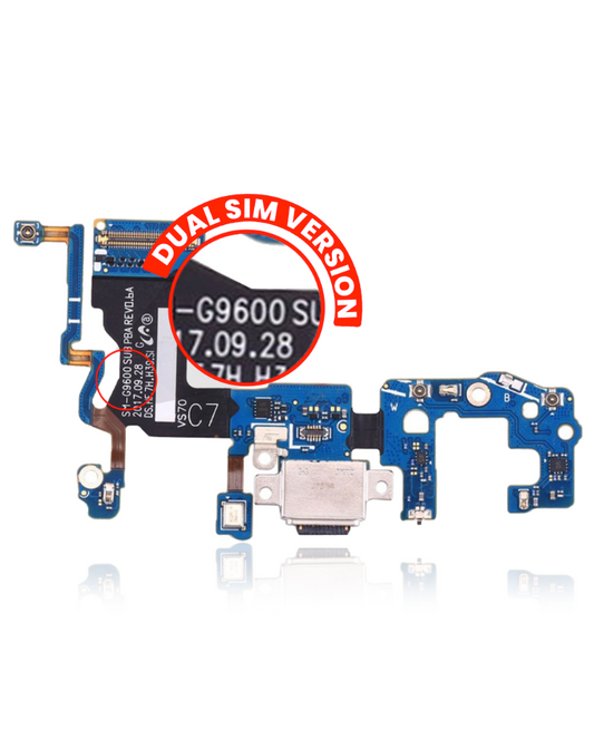 Charging Port With Flex Cable For Samsung Galaxy S9 (G9600) (Dual Sim Version)
