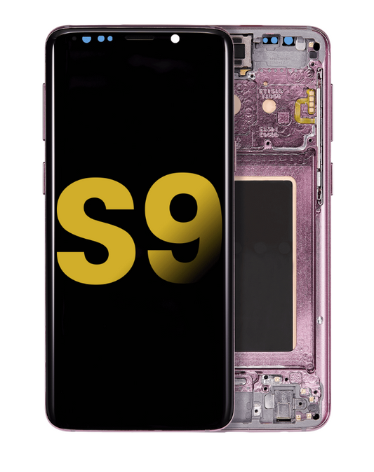 OLED Assembly With Frame For Samsung Galaxy S9 (Refurbished) (Lilac Purple)