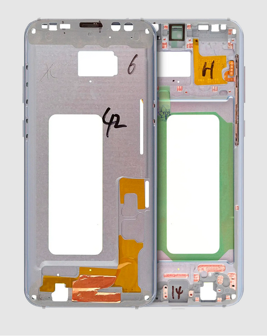 Mid-Frame Housing For Samsung Galaxy S8 Plus (With Small Parts) (Coral Blue)
