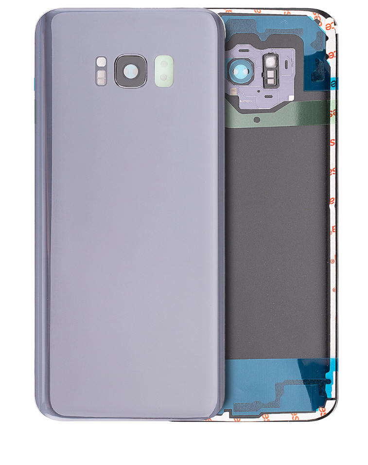 Back Cover Glass With Camera Lens For Samsung Galaxy S8 Plus (No Logo) (Aftermarket Plus) (Orchid Gray)