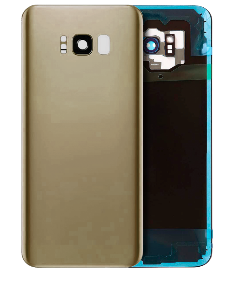 Back Cover Glass With Camera Lens For Samsung Galaxy S8 Plus (No Logo) (Aftermarket Plus) (Maple Gold)
