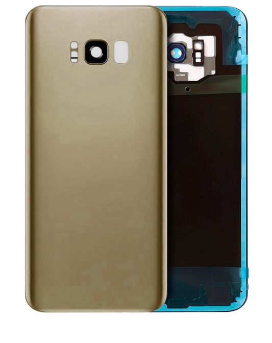 Back Cover Glass With Camera Lens For Samsung Galaxy S8 Plus (No Logo) (Aftermarket Plus) (Maple Gold)