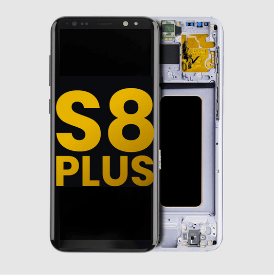OLED Assembly With Frame For Samsung Galaxy S8 Plus (Refurbished) (Orchid Gray)