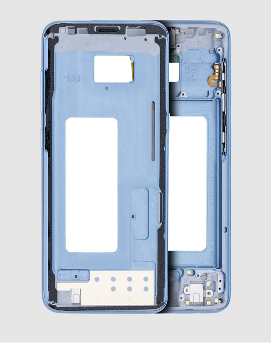 Mid-Frame Housing For Samsung Galaxy S8 (With Small Parts) (Coral Blue)