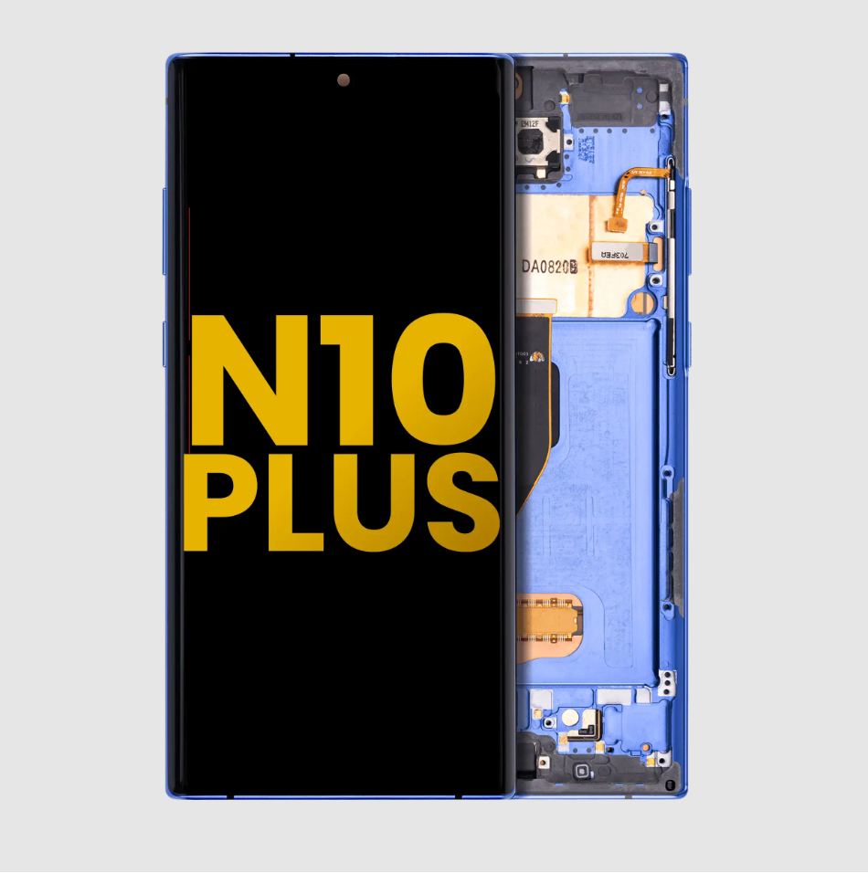 OLED Assembly With Frame For Samsung Galaxy Note 10 Plus / 5G (Refurbished) (Blue)
