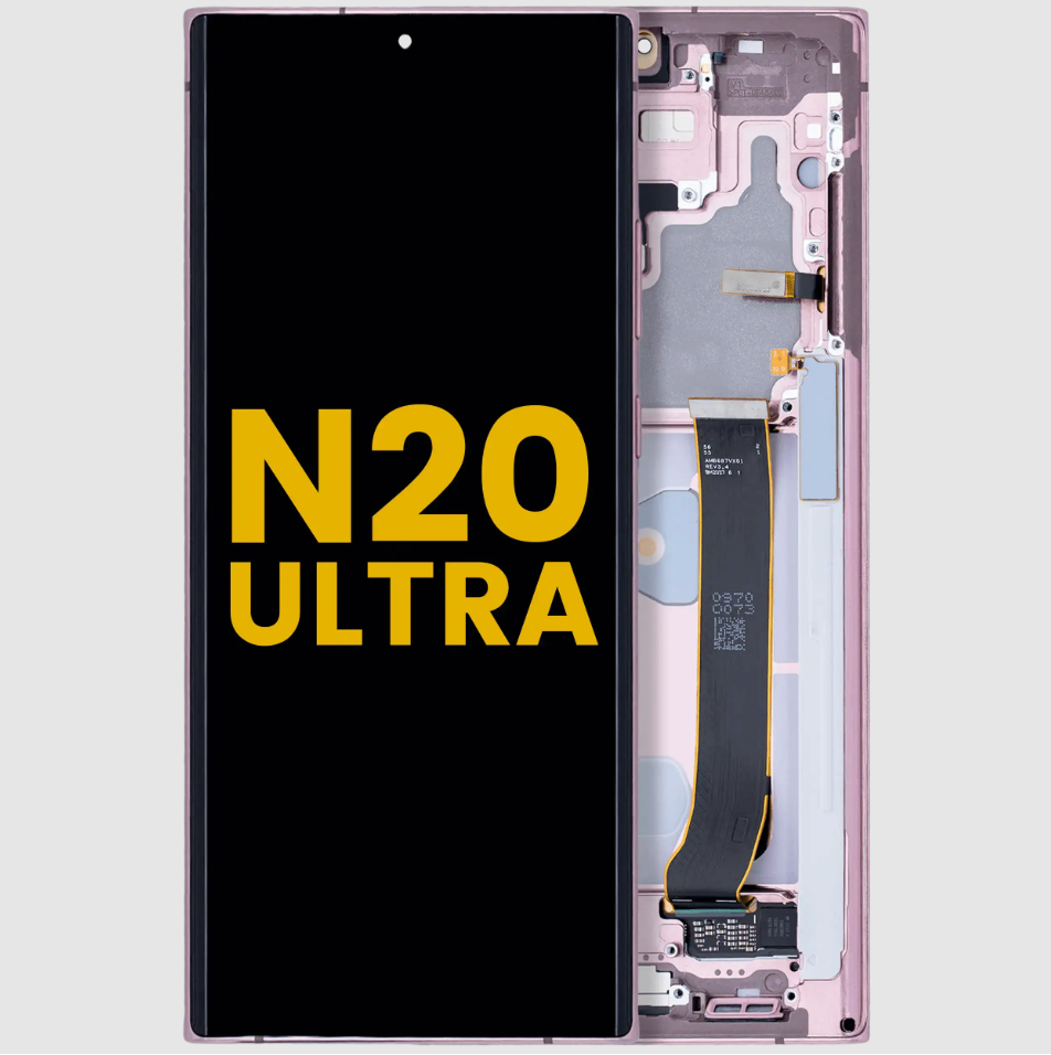 OLED Assembly With Frame For Samsung Galaxy Note 20 Ultra 5G (Refurbished) (Mystic Bronze)