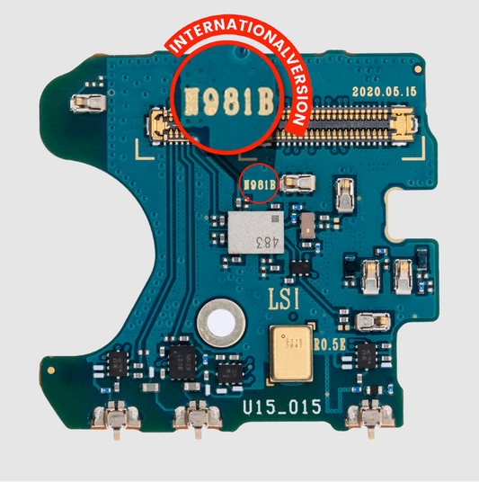 Microphone PCB Board For Samsung Galaxy Note 20 5G (N981B) (International Version)
