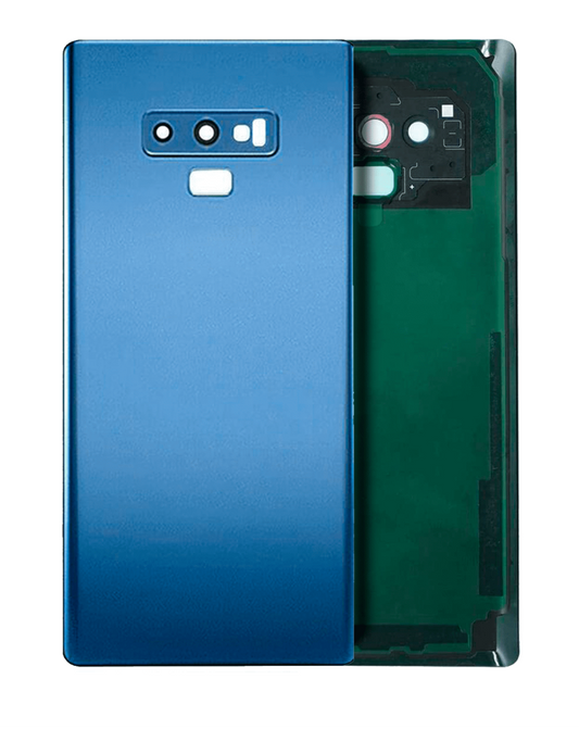 Back Cover Glass With Camera Lens For Samsung Galaxy Note 9 (No Logo) (Aftermarket Plus) (Ocean Blue)