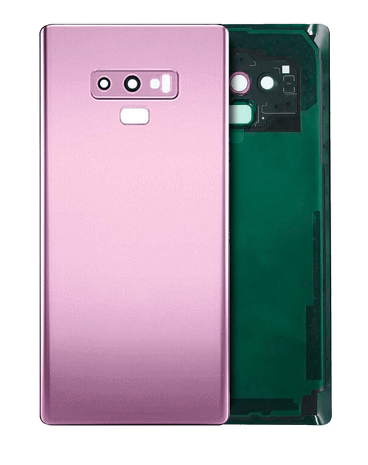 Back Cover Glass With Camera Lens For Samsung Galaxy Note 9 (No Logo) (Aftermarket Plus) (Lavender Purple)