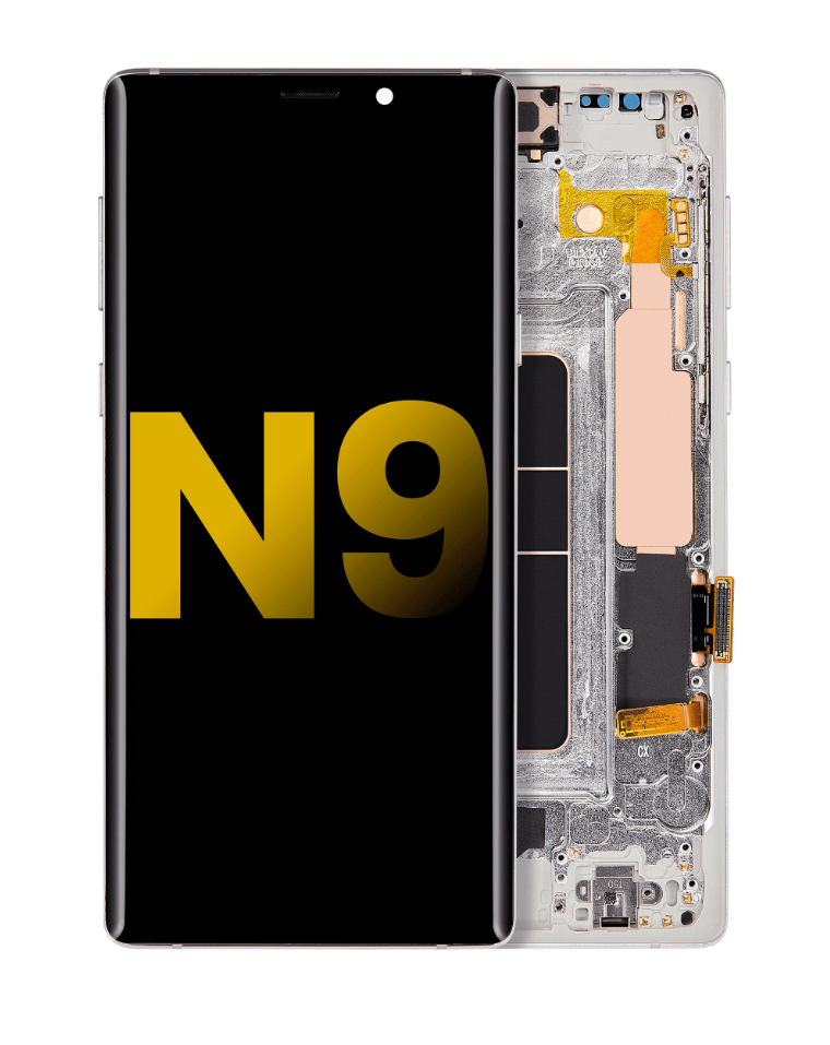 OLED Assembly With Frame For Samsung Galaxy Note 9 (Refurbished) (Alpine White)