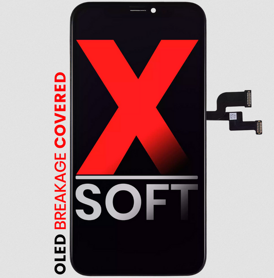 OLED Assembly Compatible For iPhone X (Aftermarket Pro: Soft)