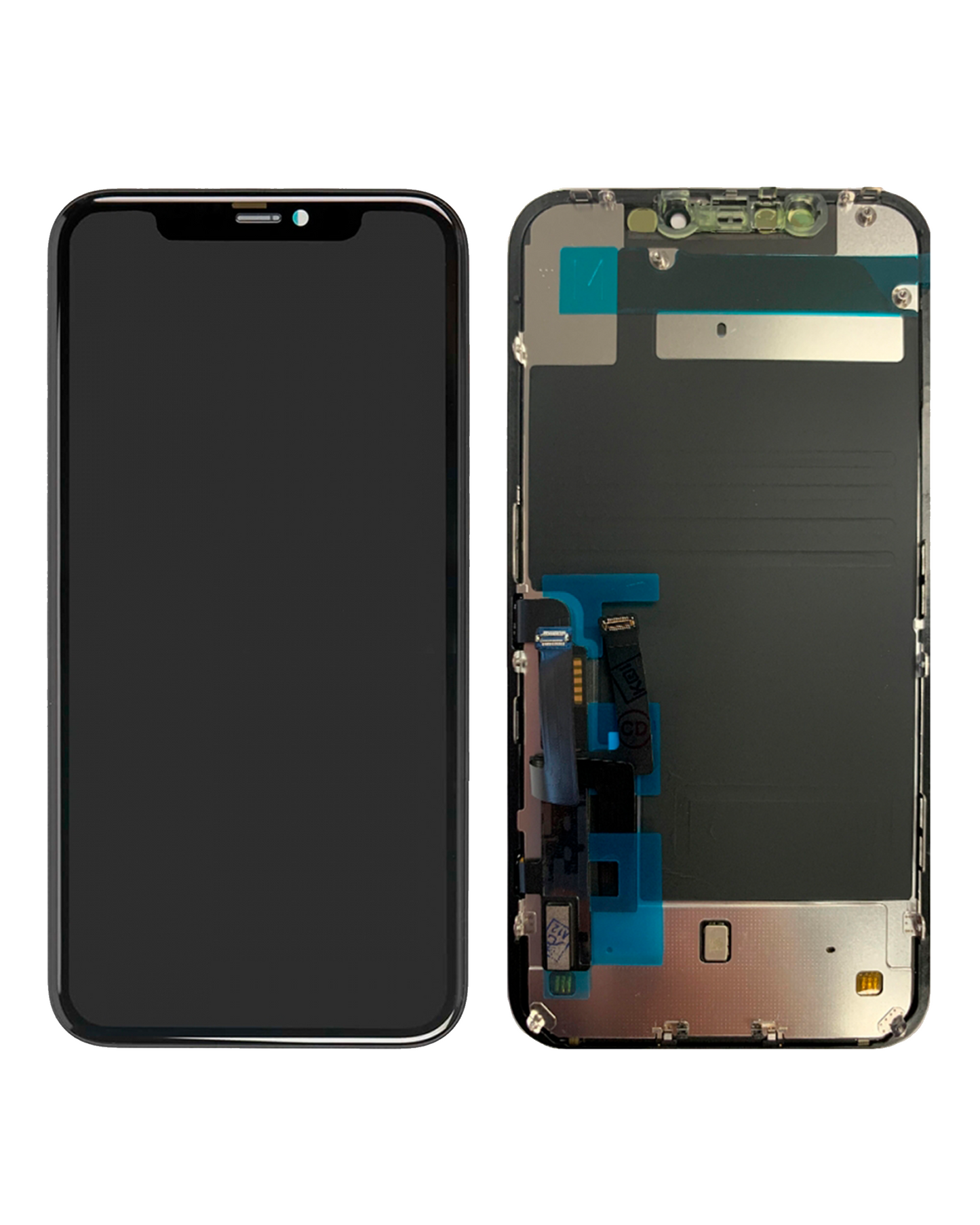 LCD Assembly With Steel Plate Pre-Installed Compatible For iPhone 11 (Aftermarket: Incell)